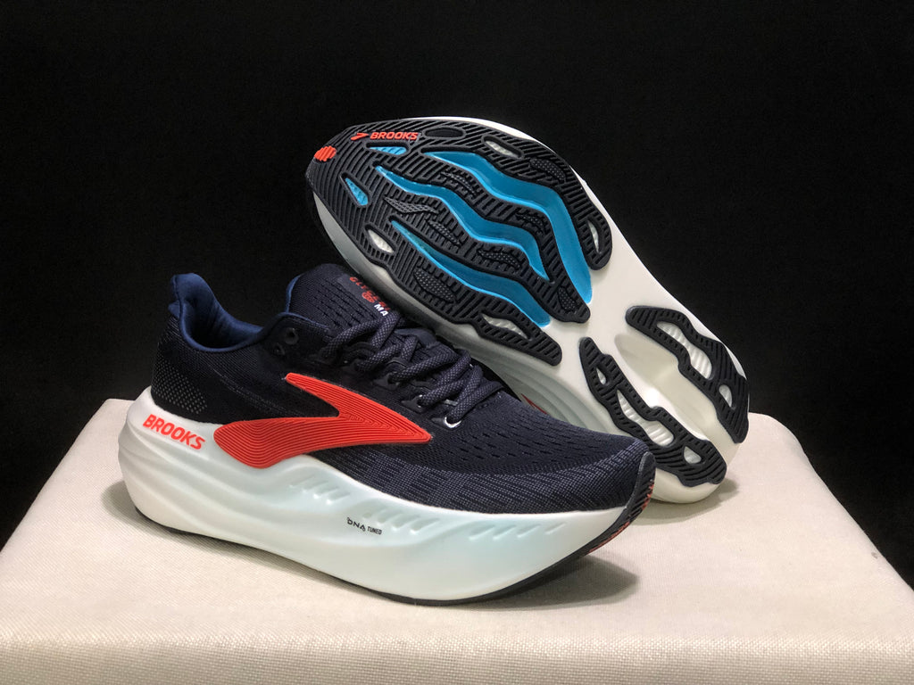 Brooks Glycerin Max Comfortable Low-top Running Shoes Dark Blue