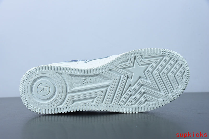 A Bathing Ape Bape Sta Low White ABC Camo Blue (2021)