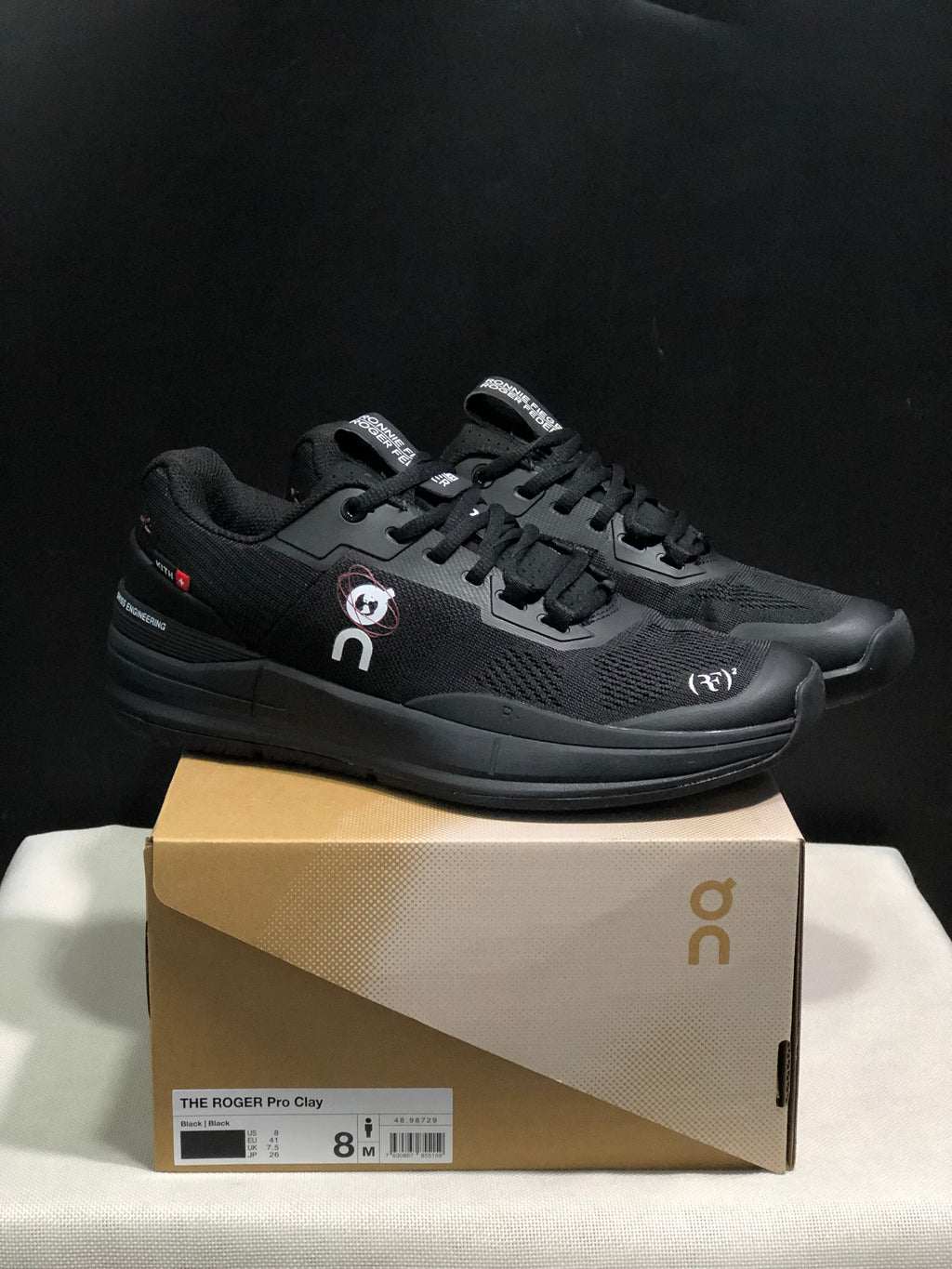 On Running The Roger Rro Durable And Breathable Tennis Shoes All Black