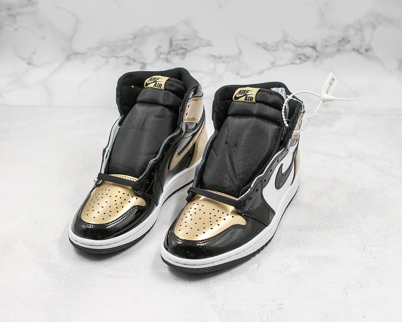 Nike SB Air Jordan 1 Retro High-Top OG NRG Gold Toe 2018 Black Gold Sneakers