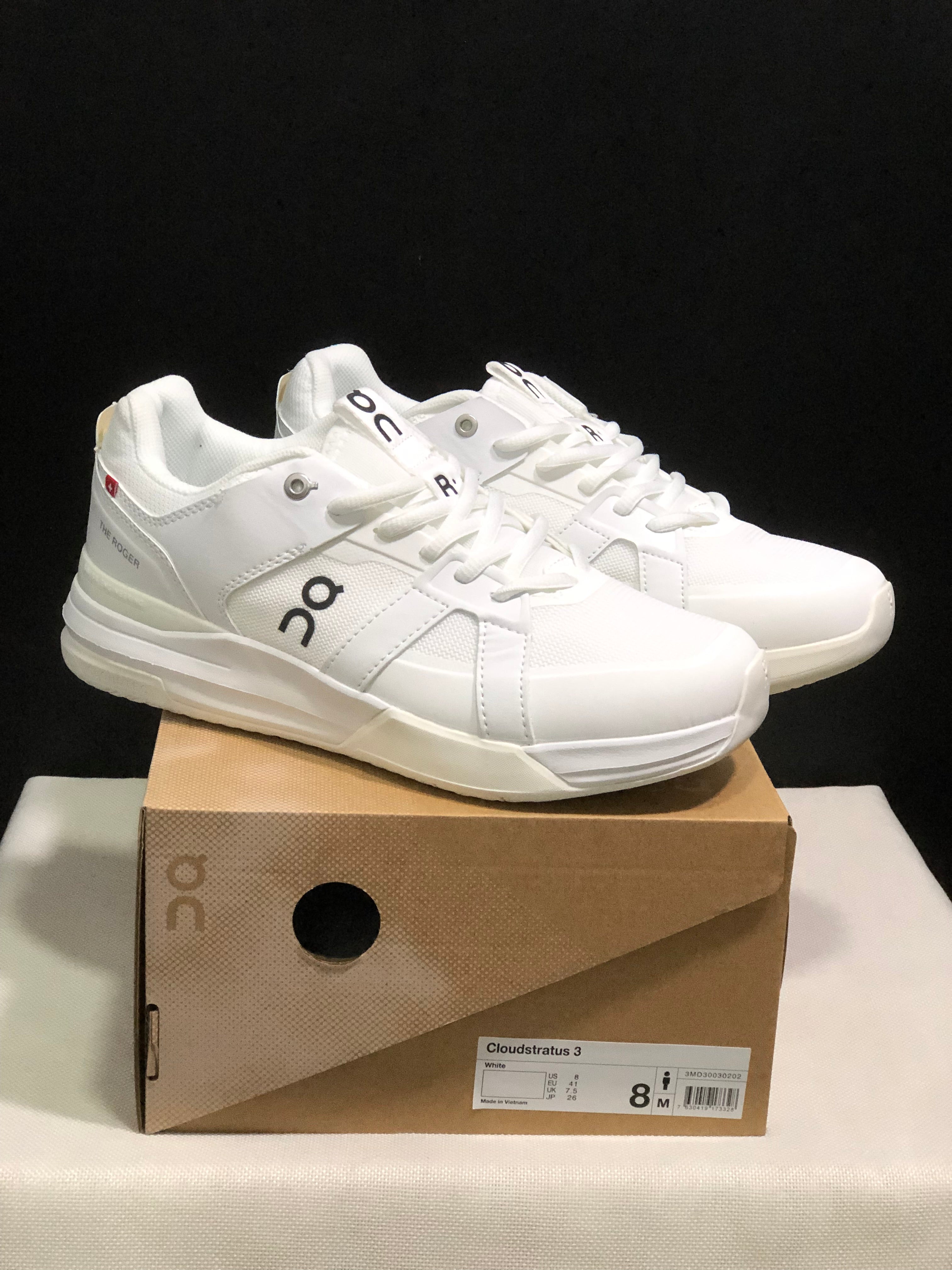 On Running The Roger Clubhouse Pro Anti-Slip Sports Shoes All White
