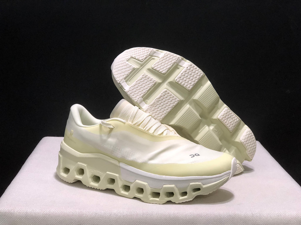 Post Archive Faction x On Running Cloudmonster 2 Sports Shoes Milky Yellow