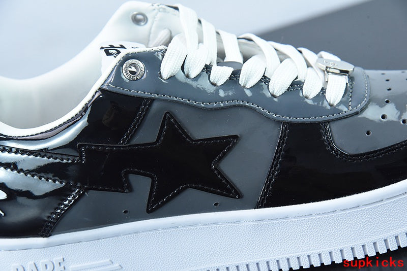 A Bathing Ape Bape Sta Low Black Gray