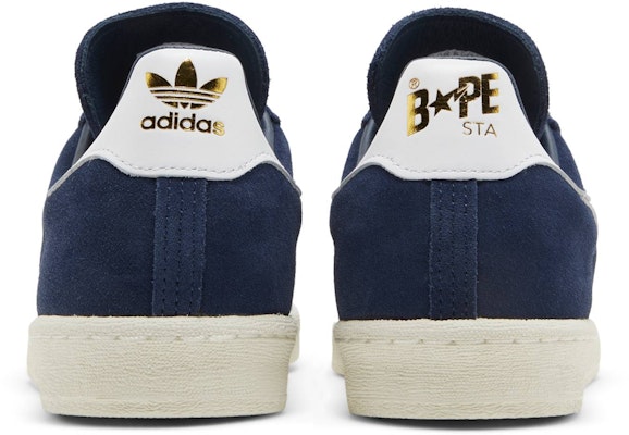 A Bathing Ape Adidas Campus1 80s 30th Anniversary Navy Blue ID4770 Lifestyle Shoes