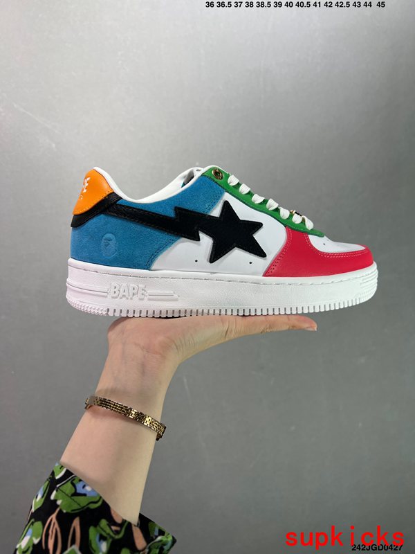 A Bathing Ape Bape Sta Low Multicolor