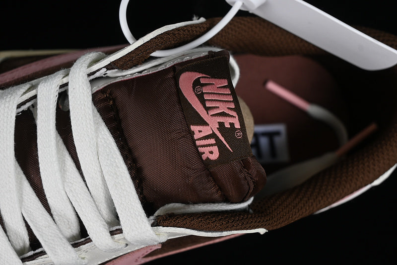 Travis Scott Nike Air Jordan 1 Low OG Dark Pony Pink Oxford Sneakers