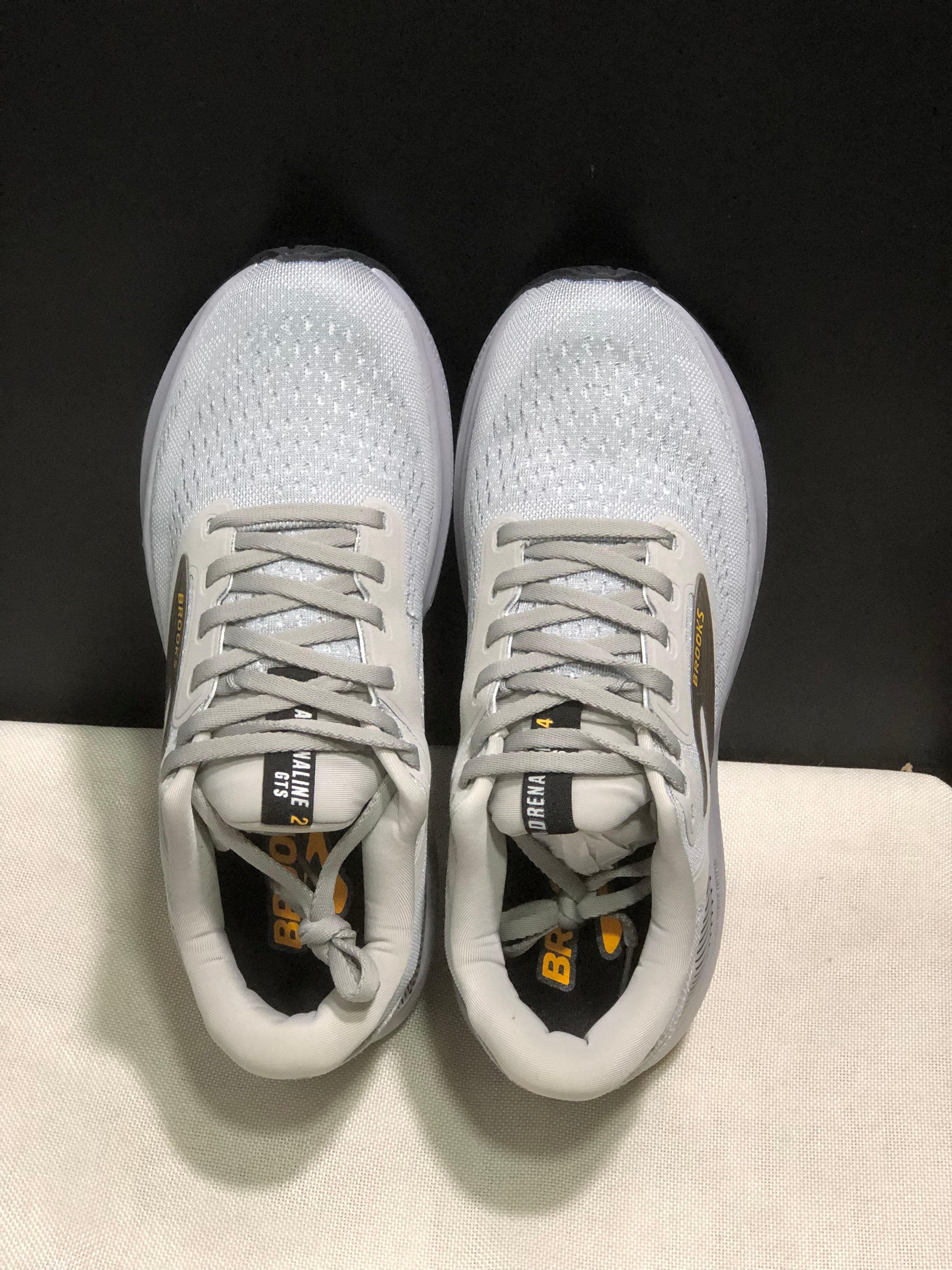 Brooks Adrenaline GTS 24 Casual Running Shoes Silver/White/Gold Fusion