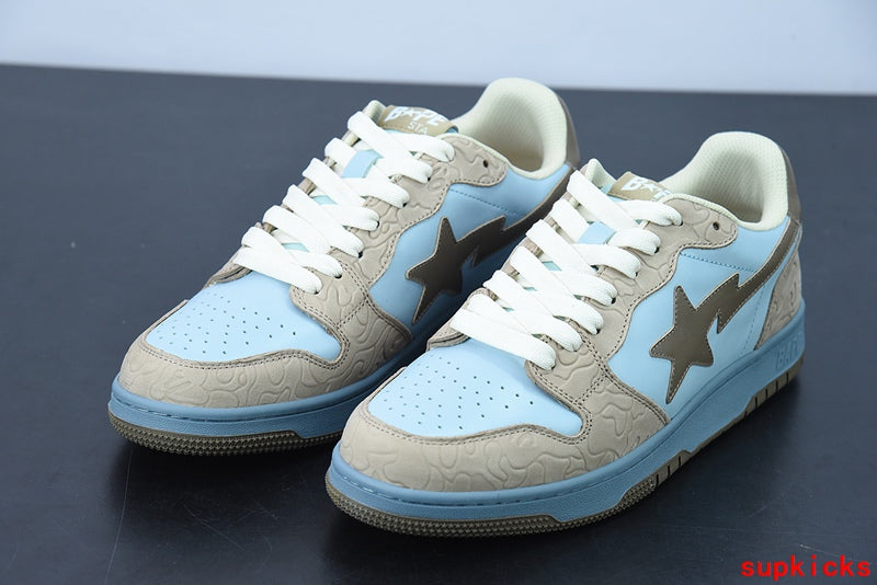 A Bathing Ape1 Bape Sta Low Gray Blue Black