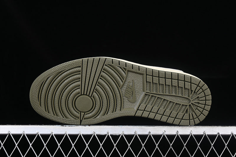 Travis Scott Nike Air Jordan 1 Low OG SP Black Olive Green Sneakers