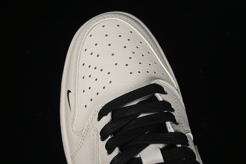 Travis Scott Fragment Design Nike Air Jordan 1 Low OG SP Black White Casual Sports Shoes