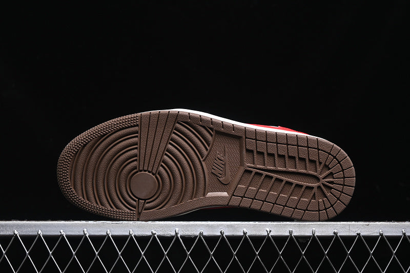 Travis Scott Fragment Design Nike Air Jordan 1 Low OG SP Red Blue White Fashion Sneakers