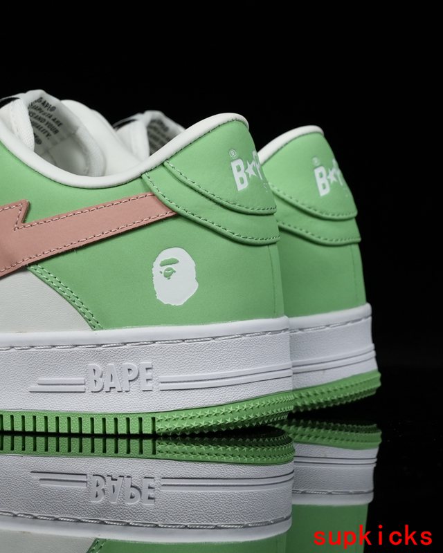 A Bathing Ape Bape Sta Low Light Green Pink