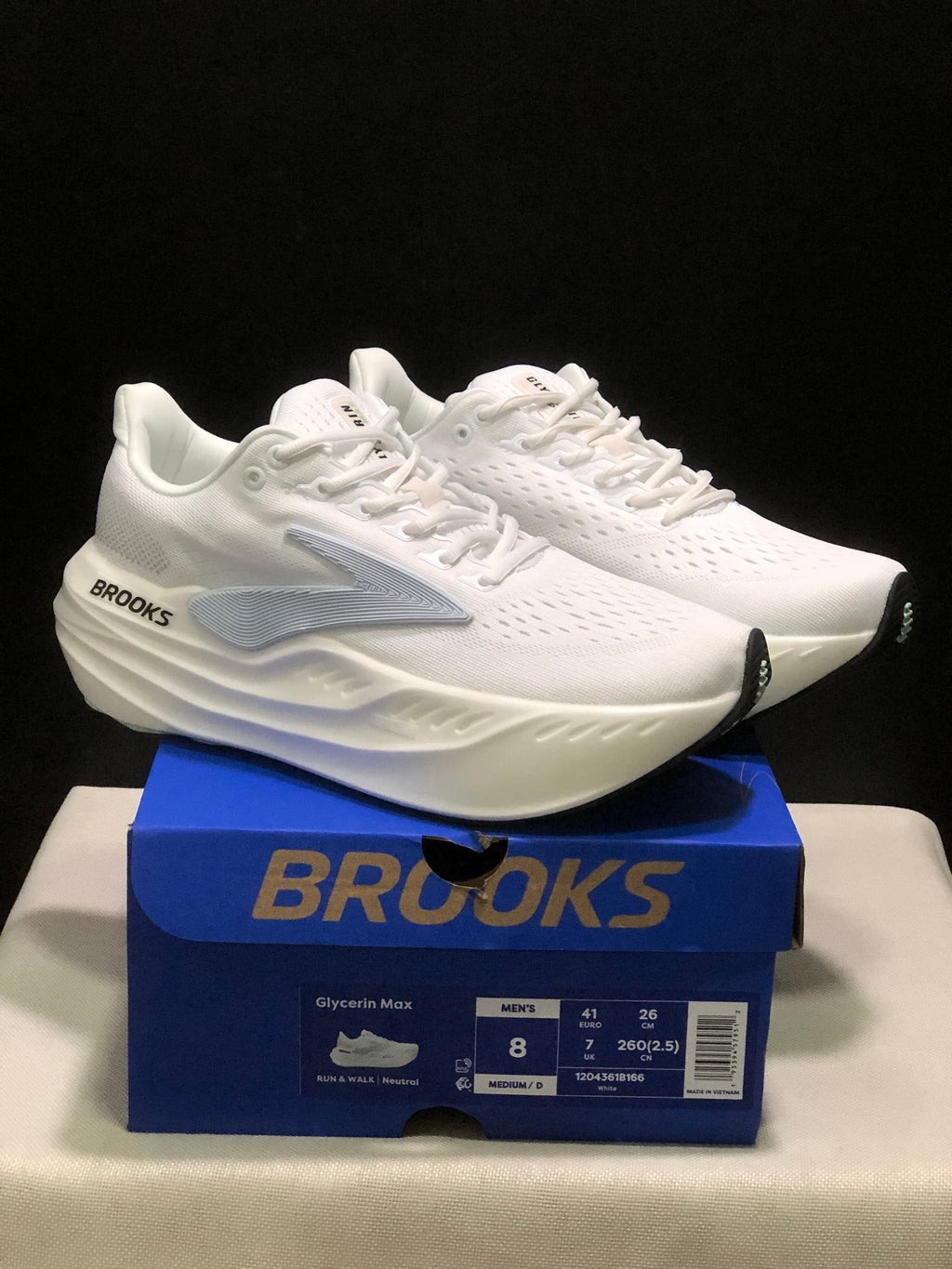 Brooks Glycerin Max Comfortable Low-top Running Shoes White