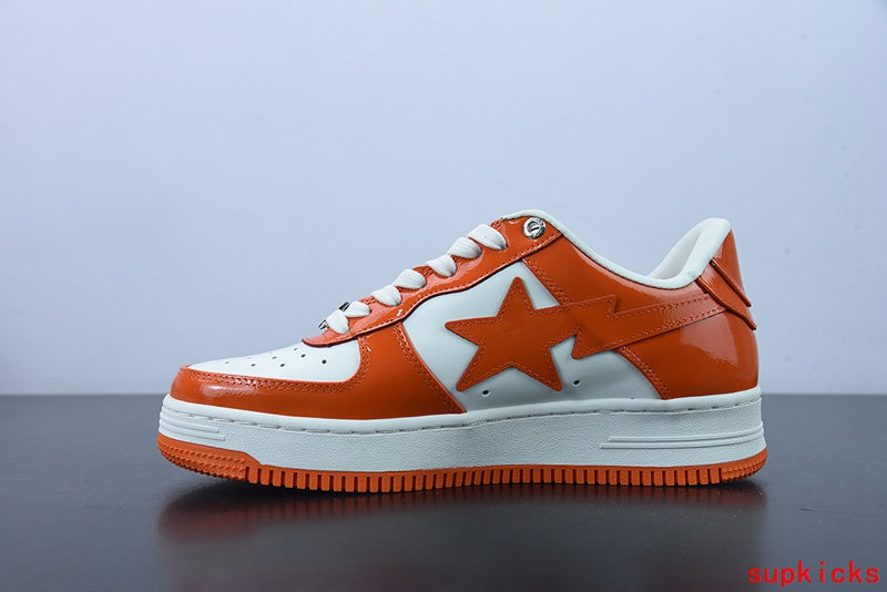 A Bathing Ape Bape Sta Low Orange