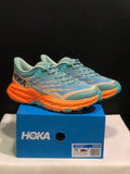 Hoka One One Speedgoat 5 Men's Trail Running Shoes Sneakers Teal/Orange