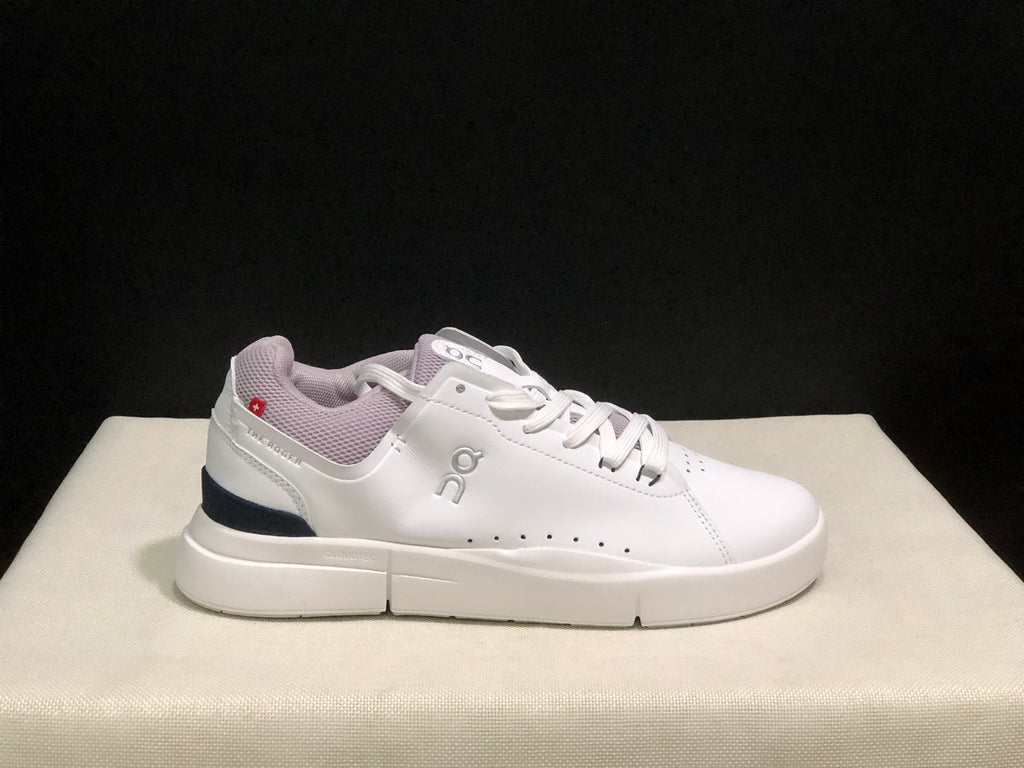 On Running The Roger Spin Board Shoes White/Light Purple