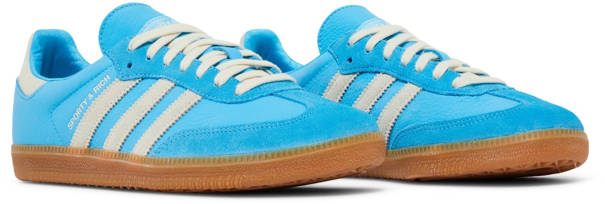 Sporty Rich Adidas Samba1 OG Blue Rush IE6975 Lifestyle Shoes
