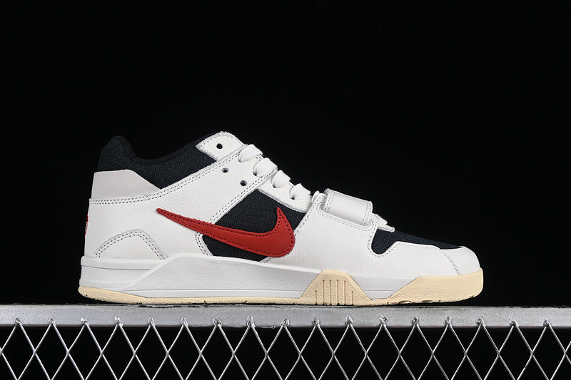 Travis Scott Nike Air Jordan Jumpman Jack TR Univerity Red Black White Muslin Sneakers