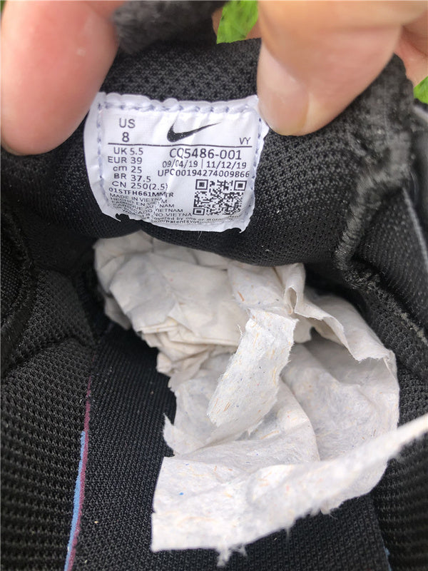 Nike Air Jordan Zoom Spiridon Cage 2 Stussy Black Sneakers