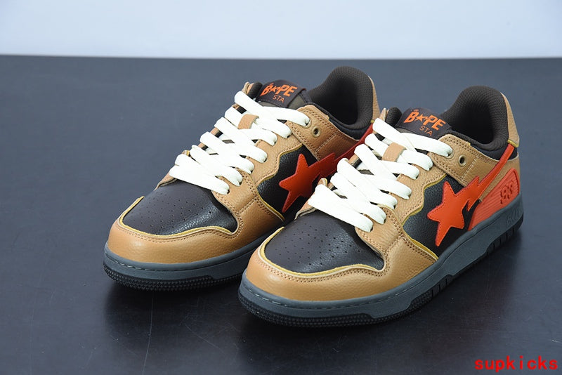 A Bathing Ape Bape Sta Sk8 Brown Black