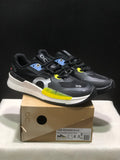 On Running The Roger Pro 2 Breathable Mesh Training Running Shoes Black/White/Lemon Yellow