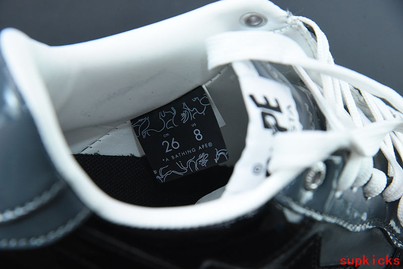 A Bathing Ape Bape Sta Low Black Gray