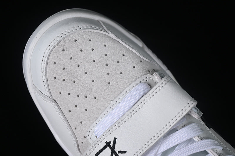 Travis Scott Nike Air Jordan Cut The Check Black Grey White Sneakers