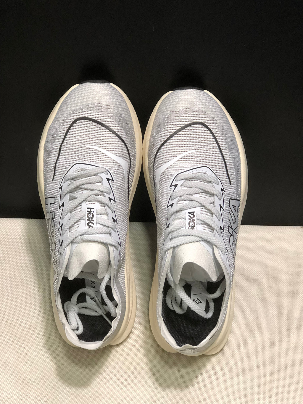 Hoka One One Mach X 2 Anti-slip Low-top Running Shoes Grey