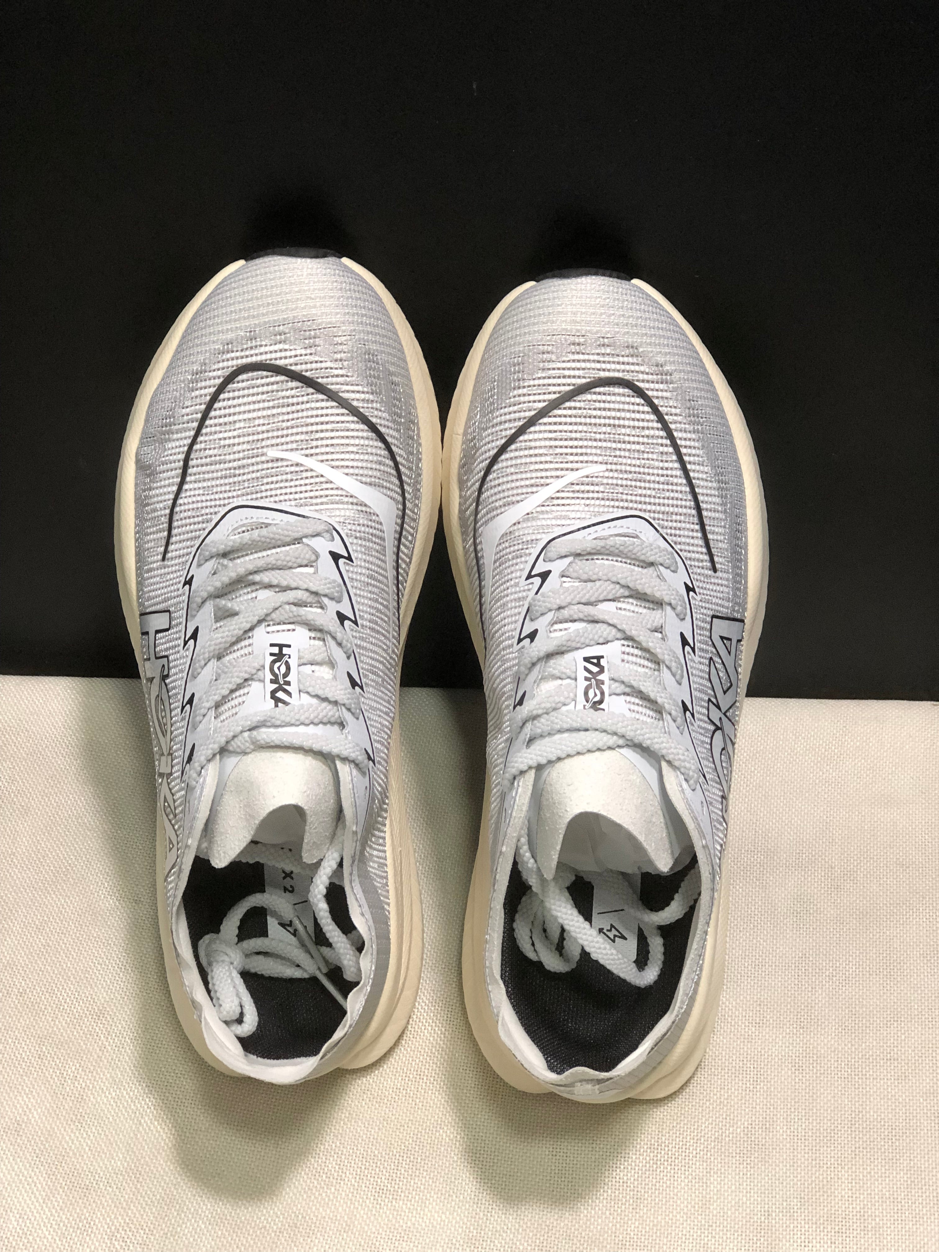 Hoka One One Mach X 2 Anti-slip Low-top Running Shoes Grey