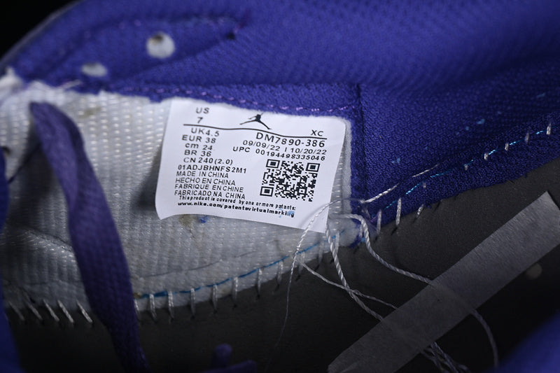 Travis Scott Nike Air Jordan 1 Low OG White Purple Sneakers