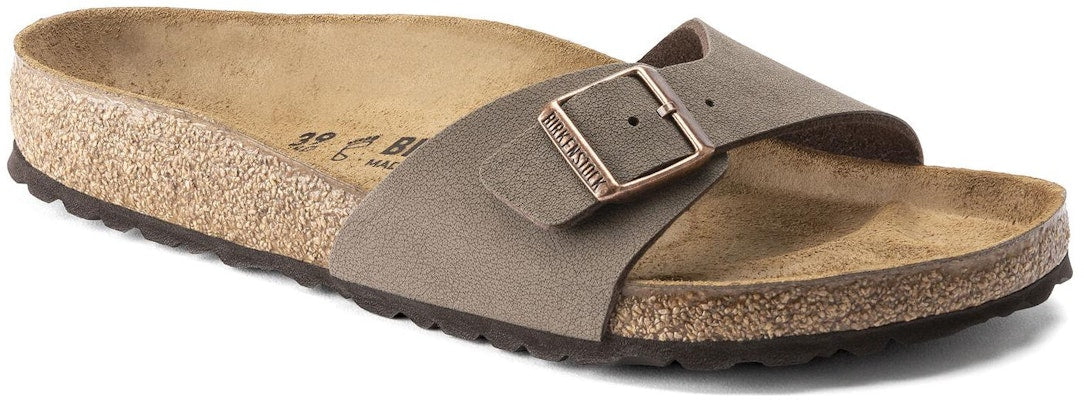Birkenstock Madrid Birko-Flor Birkibuc 0040093 Narrow Mocca Fashion Slippers
