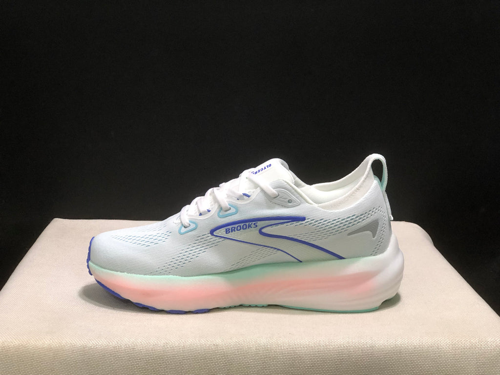 Brooks Glycerin 22 Comfortable Running Shoes Co Branded/White/Blue