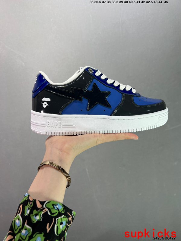 A Bathing Ape1 Bape Sta Low Black Blue