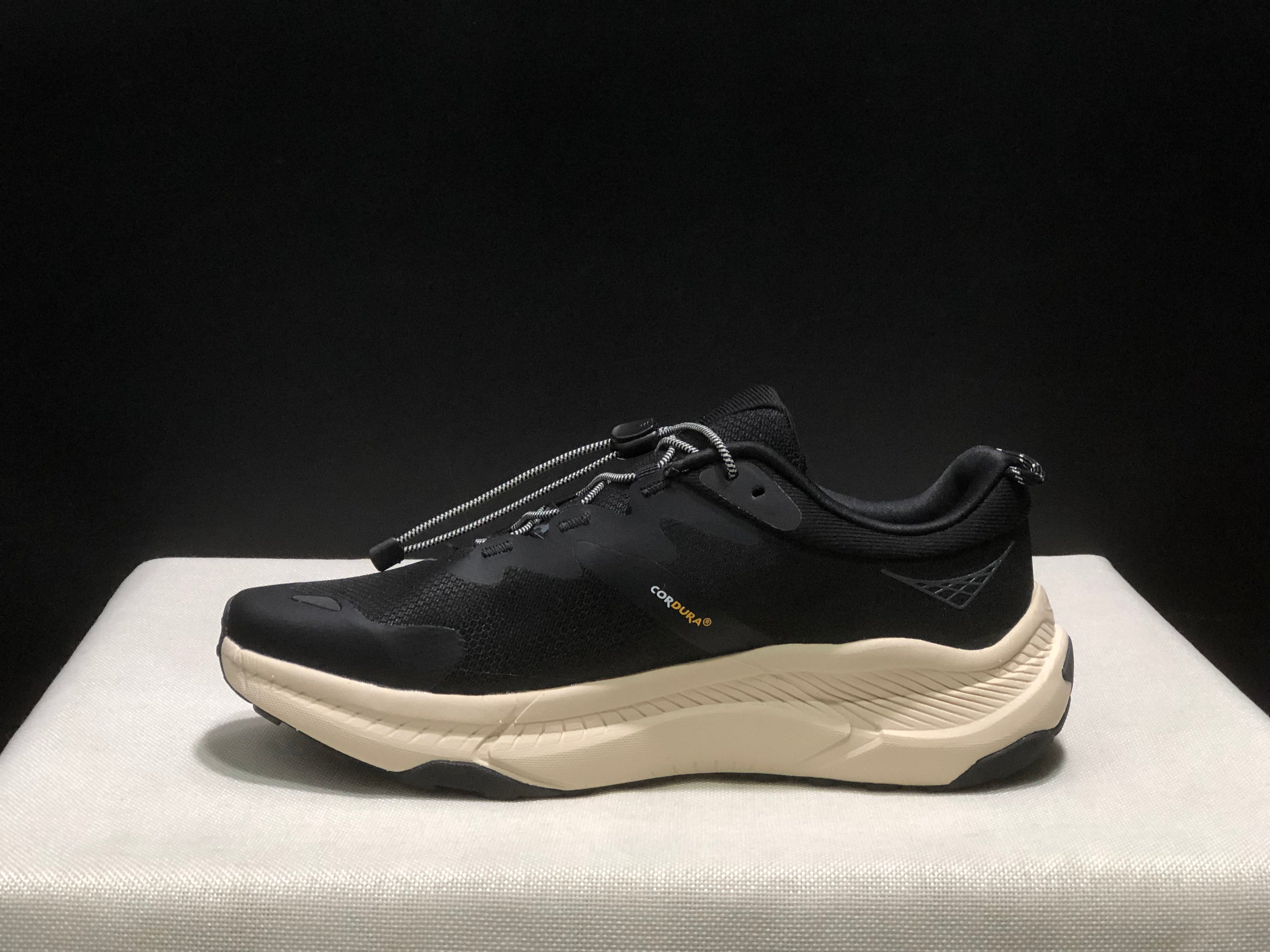 Hoka One One Transport Drawstring Low-top Running Shoes Sneakers Black