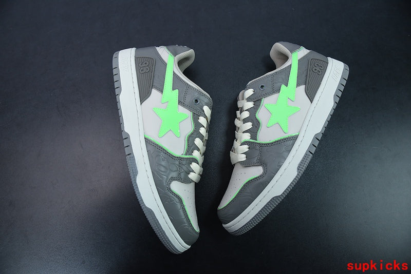 A Bathing Ape Bape Sta Low Grey Green