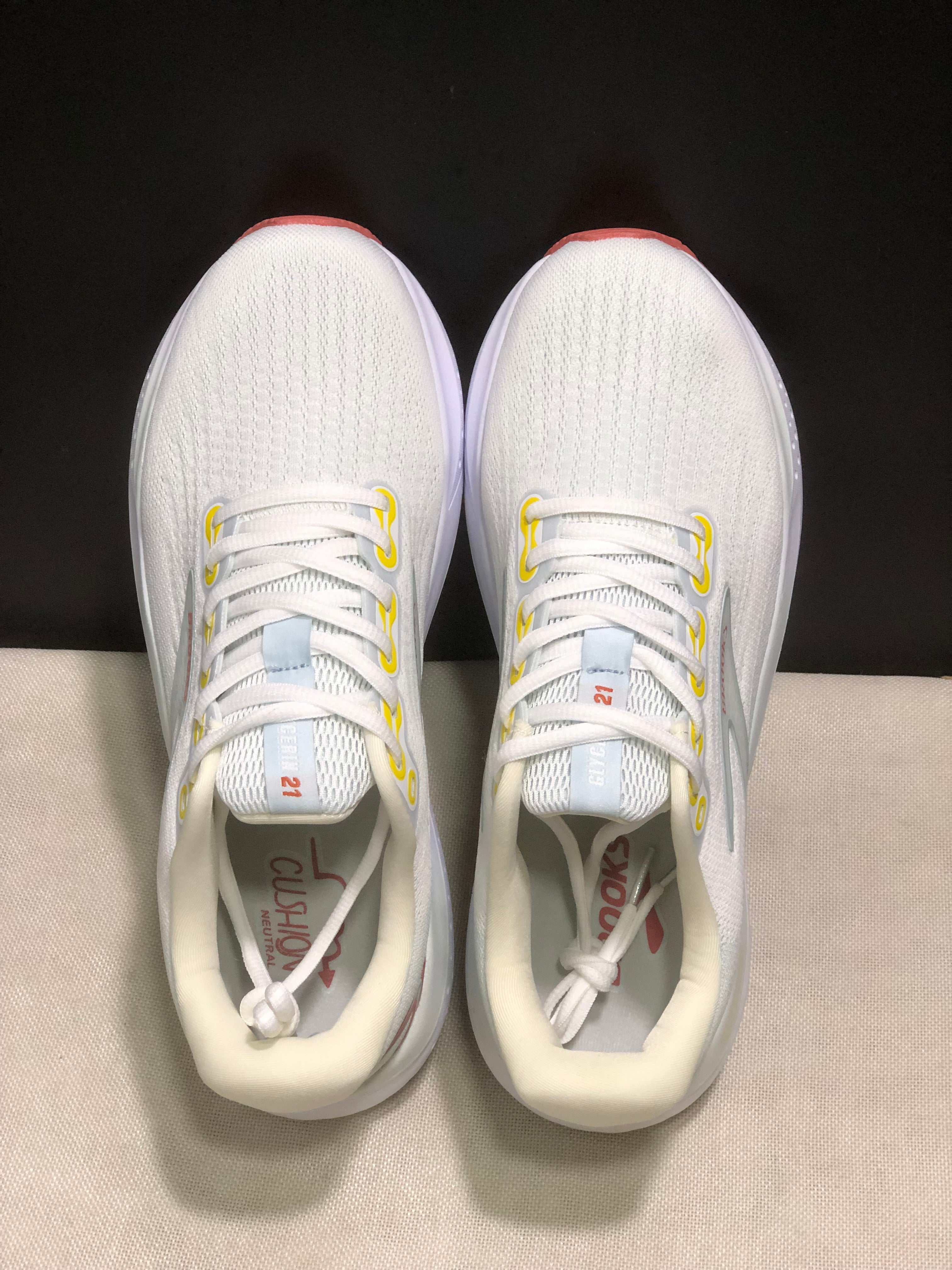 Brooks Glycerin 21 Low-top Casual Running Shoes Bright White