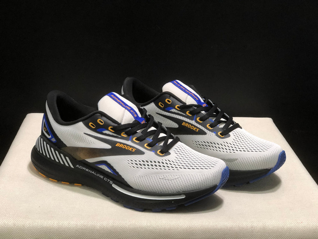 Brooks Adrenaline GTS 23 Shock-absorbing Wear-resistant Low-top Running Shoes White/Camouflage