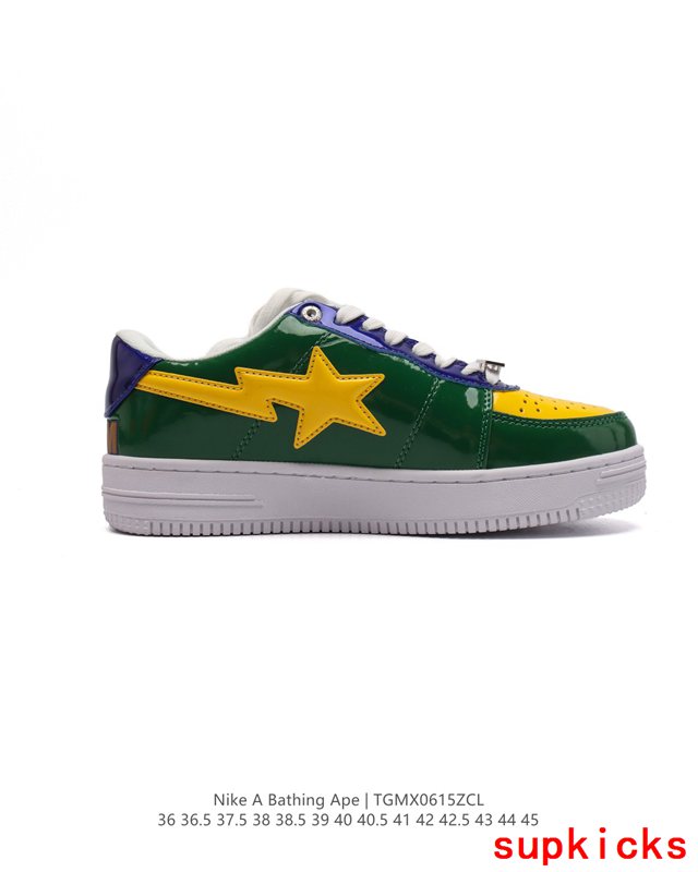 A Bathing Ape Bape Sta Low Shark Green
