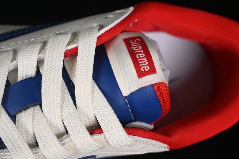 Travis Scott Fragment Design Nike Air Jordan 1 Low Supreme OG SP Red Blue White Sneakers