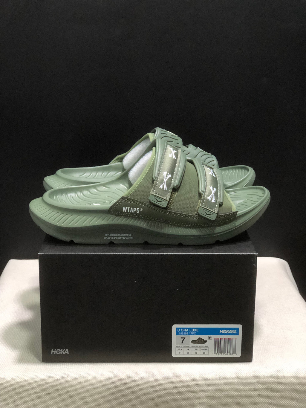 Wtaps x Hoka One One Ora Luxe Comfortable Sandals Olive