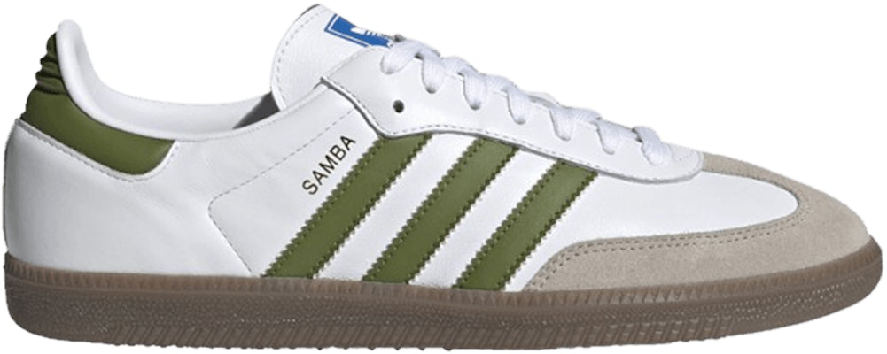 Adidas Samba1 White Tech Olive EE7055 Shoes