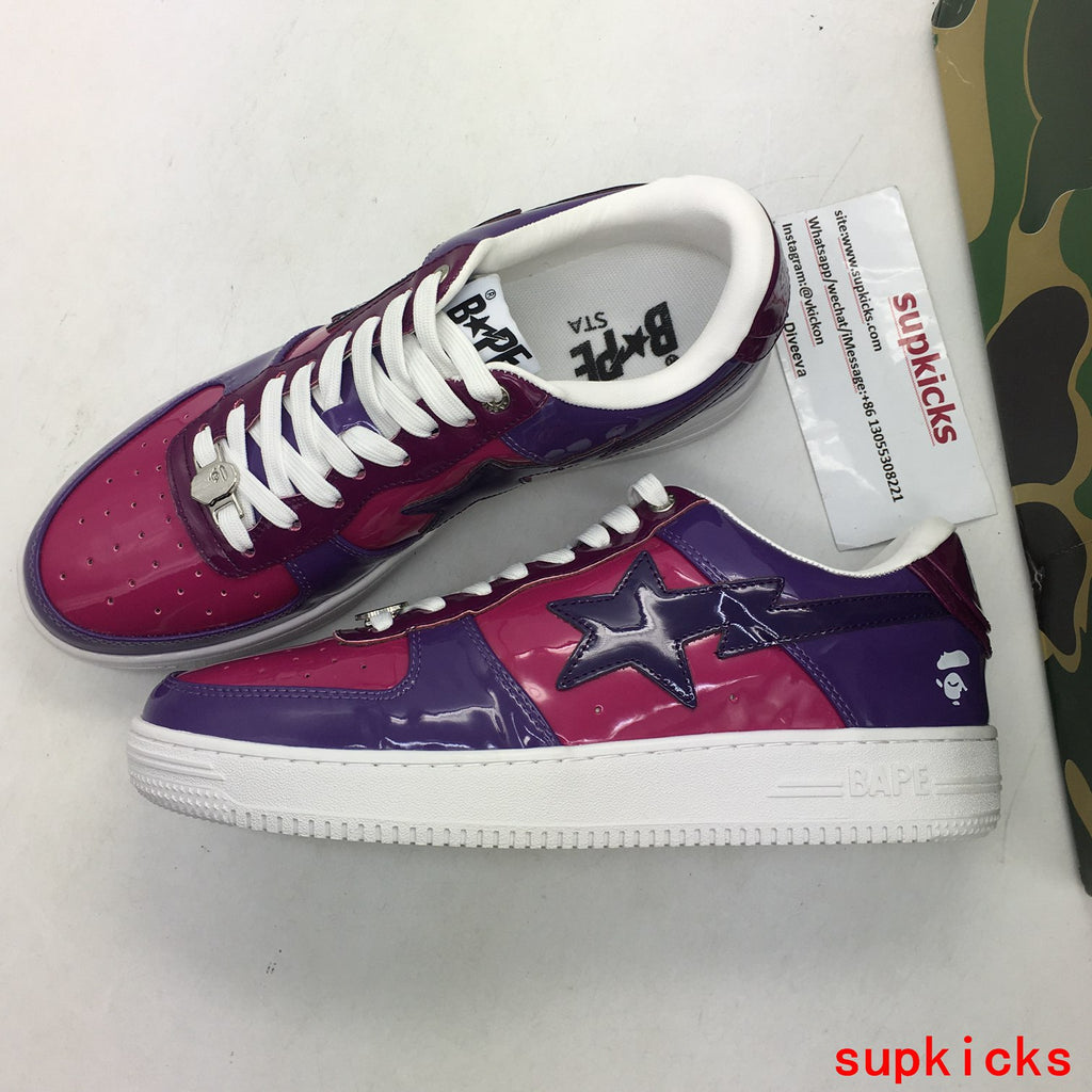 A Bathing Ape Bape Sta Low Color Camo Combo Purple