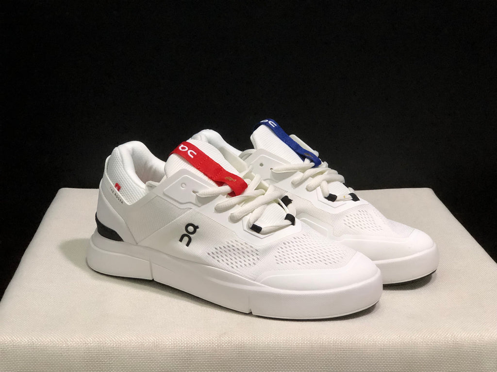 On Running The Roger Spin Breathable Mesh Sneakers Blue/Red/White