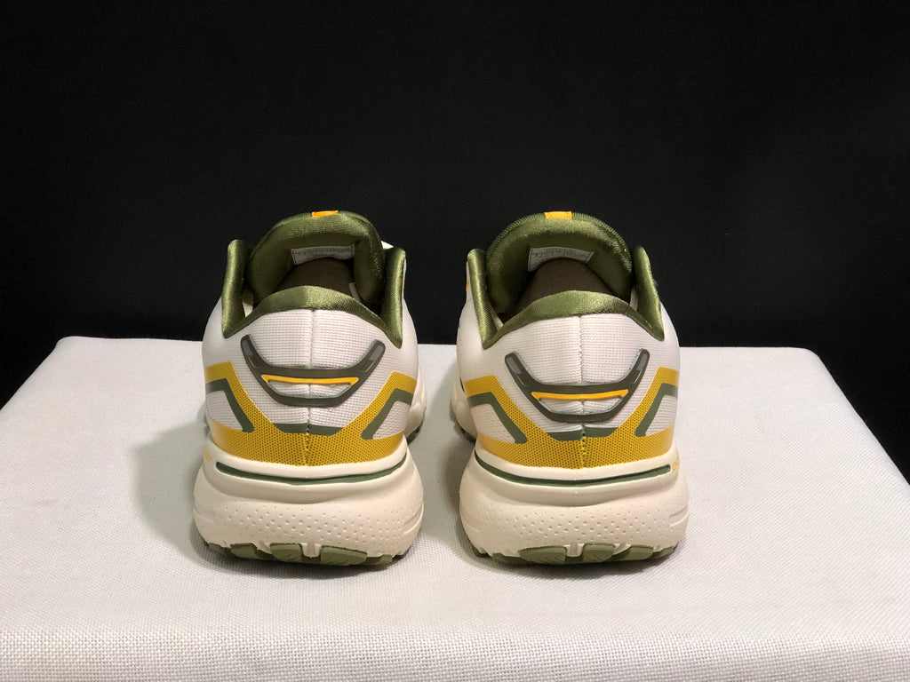Brooks Ghost 15 Shock-absorbing Wear-resistant Low-top Running Shoes Yellow Cauliflower Green