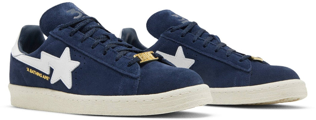 A Bathing Ape Adidas Campus1 80s 30th Anniversary Navy Blue ID4770 Lifestyle Shoes