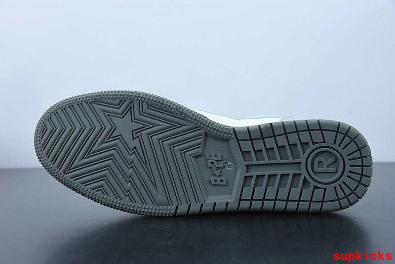 A Bathing Ape Court Sta Light Grey Cream