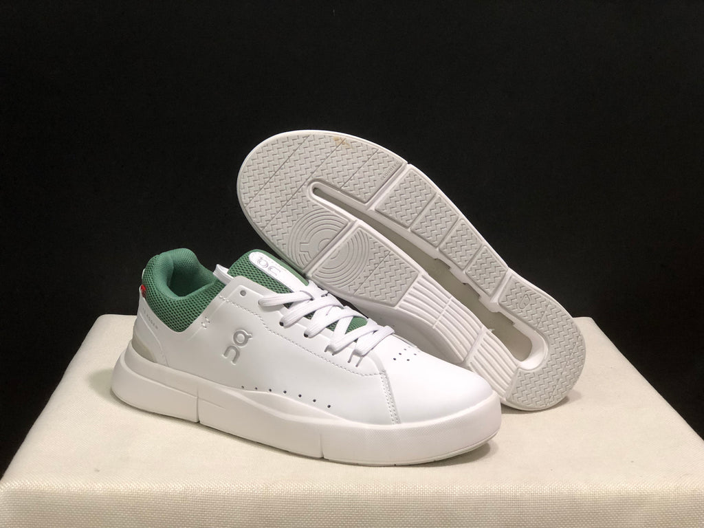 On Running The Roger Spin Board Shoes White/Green