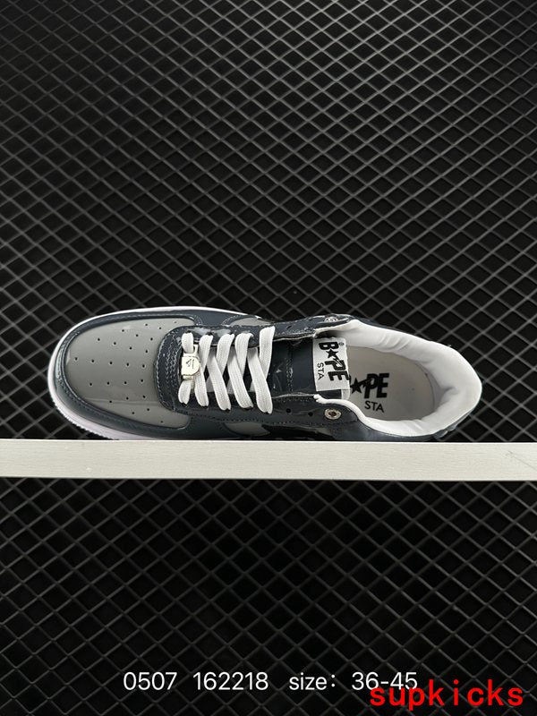 A Bathing Ape Bape Sta Sk8 Low Dark Gray