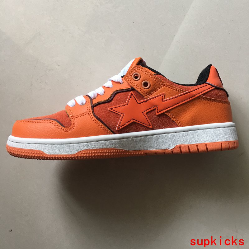 A Bathing Ape1 Bape SK8 Sta Orange Brown