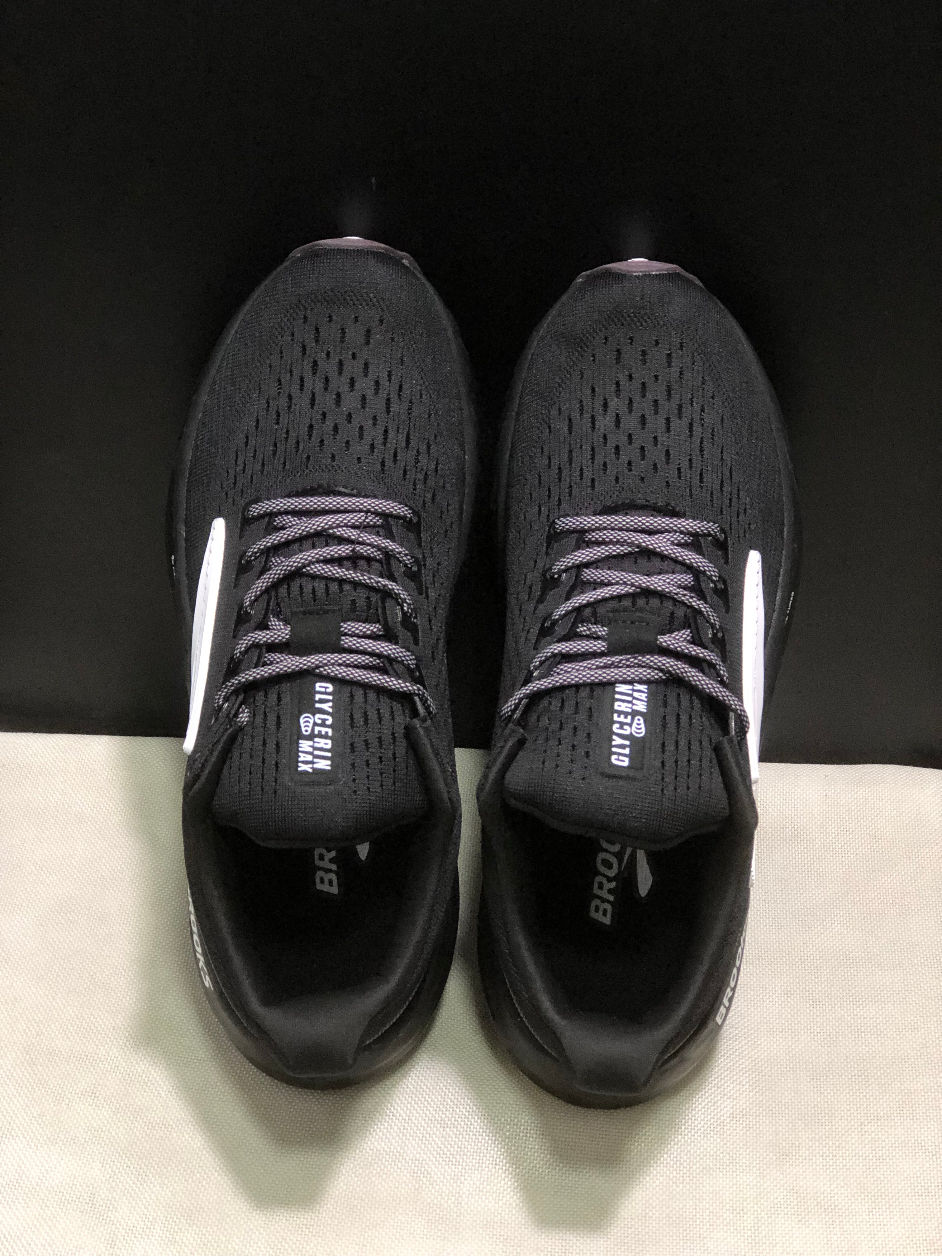 Brooks Glycerin Max Comfortable Low-top Running Shoes Black/Purple